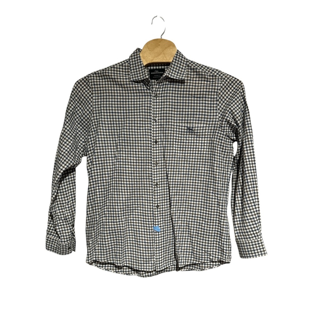 Rodd & Gunn Men’s Original Fit Long Sleeve Plaid Button Up Shirt Size Large
